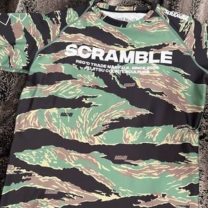 Scramble brand BJJ jiu jitsu rashguard